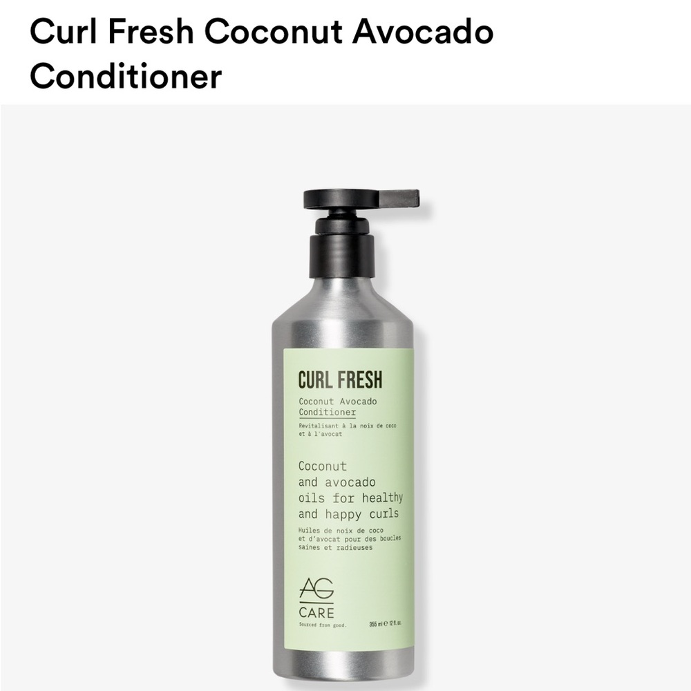 AG Care Curl Fresh Coconut Avocado Conditioner